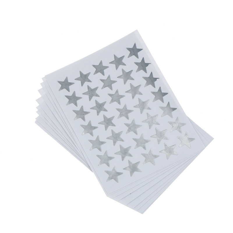 Kenkio 3500 Count Star Stickers Gold Silver Self-Adhesive Stickers Stars