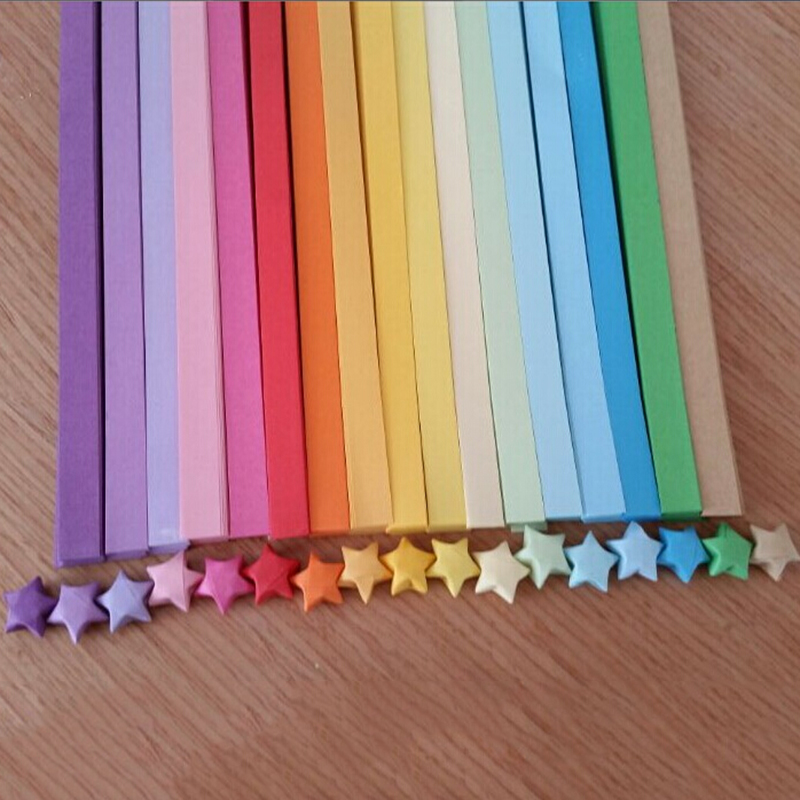 Cute Paper Star strips - Set 2  Paper stars, Origami star paper